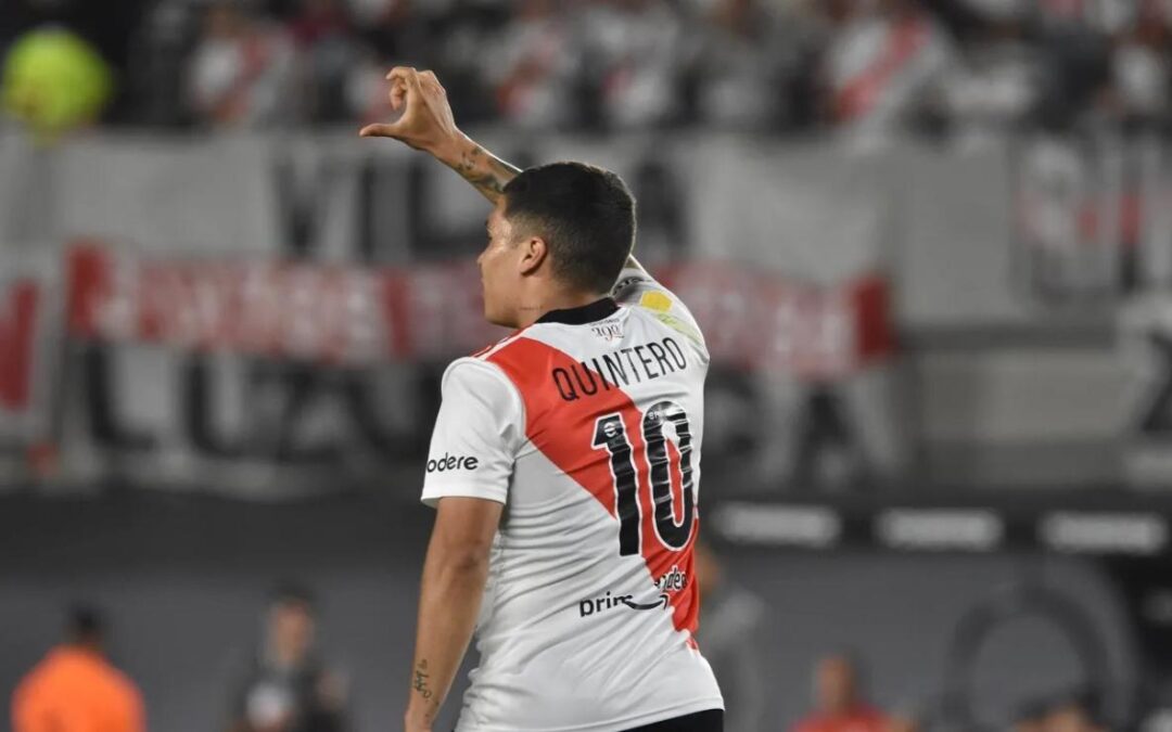 Juanfer Quintero se podría perder el último partido de Gallardo como DT de River